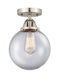 Innovations Lighting Beacon 1 Light 8" Semi-Flush Mount 288-1C-SN-G202-8-LED