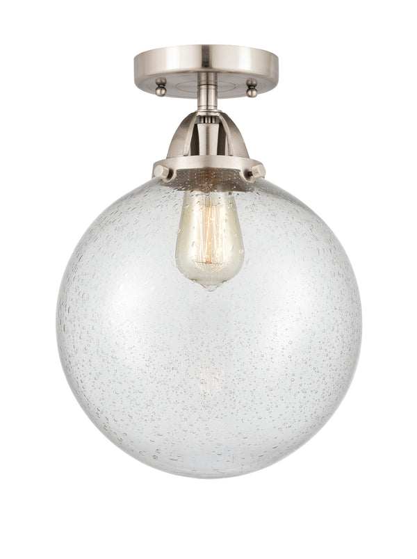 Innovations Lighting Beacon 1 Light 10" Semi-Flush Mount 288-1C-SN-G204-10-LED