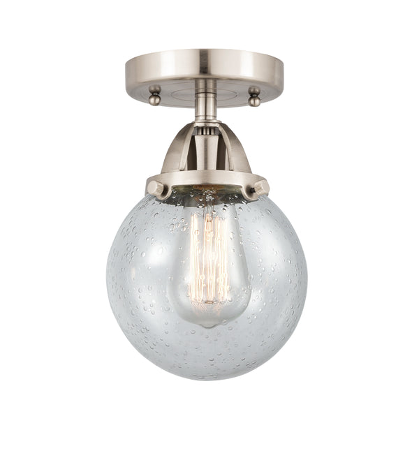 Innovations Lighting Beacon 1 Light 6" Semi-Flush Mount 288-1C-SN-G204-6-LED
