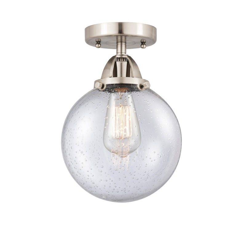 Innovations Lighting Beacon 1 Light 8" Semi-Flush Mount 288-1C-SN-G204-8