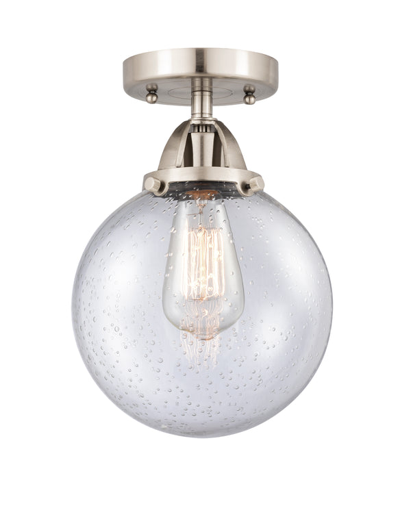 Innovations Lighting Beacon 1 Light 8" Semi-Flush Mount 288-1C-SN-G204-8-LED