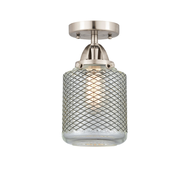 Innovations Lighting Stanton 1 Light 6" Semi-Flush Mount 288-1C-SN-G262