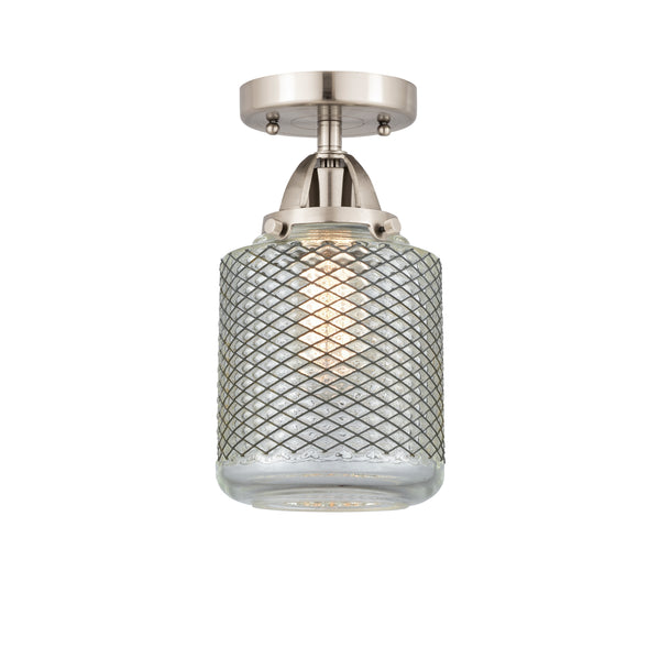 Innovations Lighting Stanton 1 Light 6" Semi-Flush Mount 288-1C-SN-G262-LED