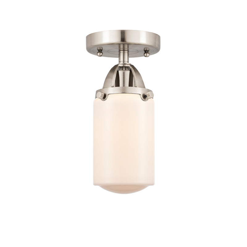 Innovations Lighting Dover 1 Light 4.5" Semi-Flush Mount 288-1C-SN-G311
