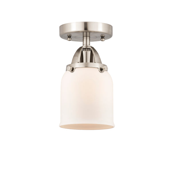 Innovations Lighting Small Bell 1 Light 5" Semi-Flush Mount 288-1C-SN-G51