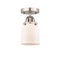 Innovations Lighting Small Bell 1 Light 5" Semi-Flush Mount 288-1C-SN-G51