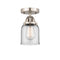 Innovations Lighting Small Bell 1 Light 5" Semi-Flush Mount 288-1C-SN-G52