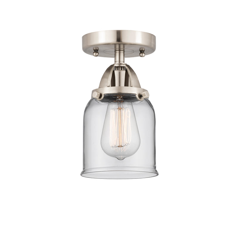 Innovations Lighting Small Bell 1 Light 5" Semi-Flush Mount 288-1C-SN-G52