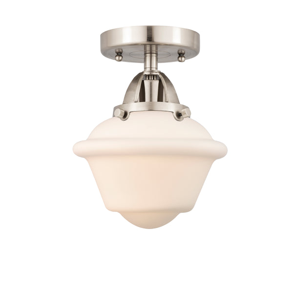 Innovations Lighting Small Oxford 1 Light 7.5" Semi-Flush Mount 288-1C-SN-G531