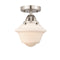 Innovations Lighting Small Oxford 1 Light 7.5" Semi-Flush Mount 288-1C-SN-G531