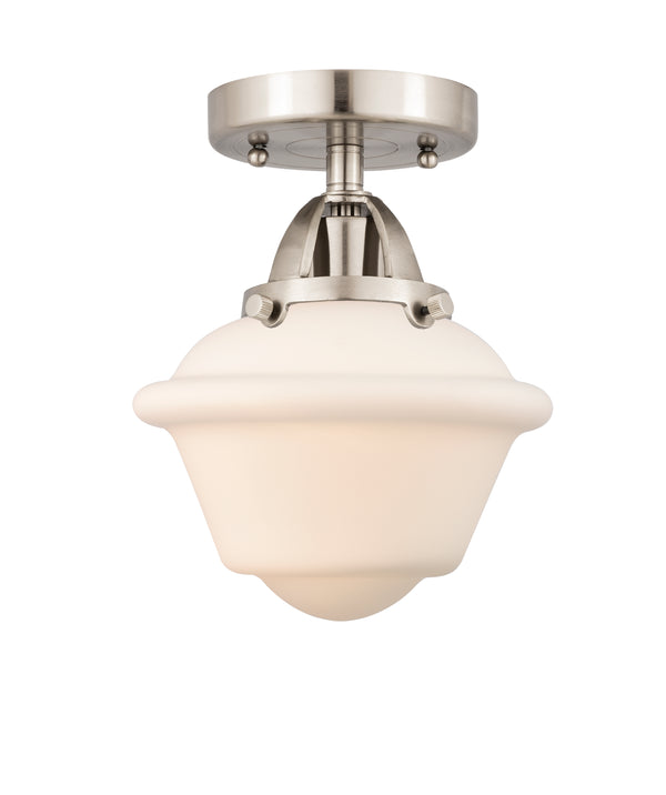 Innovations Lighting Small Oxford 1 Light 7.5" Semi-Flush Mount 288-1C-SN-G531-LED