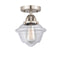 Innovations Lighting Small Oxford 1 Light 7.5" Semi-Flush Mount 288-1C-SN-G532