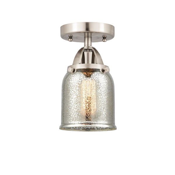 Innovations Lighting Small Bell 1 Light 5" Semi-Flush Mount 288-1C-SN-G58