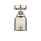 Innovations Lighting Small Bell 1 Light 5" Semi-Flush Mount 288-1C-SN-G58