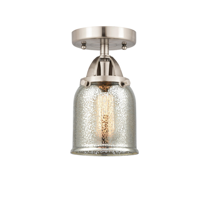 Innovations Lighting Small Bell 1 Light 5" Semi-Flush Mount 288-1C-SN-G58
