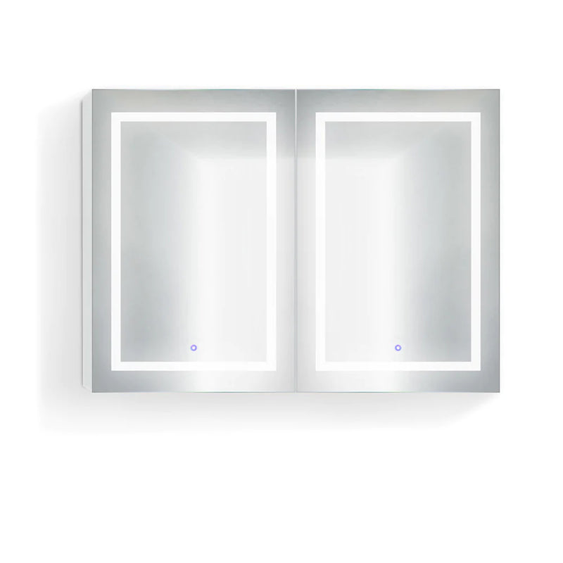 Krugg Svange 48" X 36" Double LED Medicine Cabinet with Dimmer and Defogger SVANGE4836D