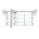 Krugg Svange 60" X 36" Double LED Medicine Cabinet with Dimmer and Defogger SVANGE6036DLLR
