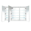 Krugg Svange 66" X 42" LED Medicine Cabinet with Dimmer and Defogger SVANGE6642DLLR