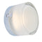 Abra Lighting Heavy moulded glass Flush Mount 30001FM-CH