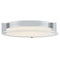 Abra Lighting Flat Round Glass Low Profile Flush Mount 30010FM-CH