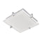 Abra Lighting Flat Square Glass Low Profile Flush Mount 30012FM-CH