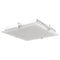 Abra Lighting Flat Square Glass Low Profile Flush Mount 30013FM-CH