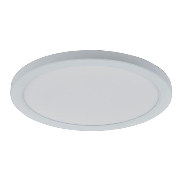 Abra Lighting 12" Slim Disc Flush Mount with High Output Dimmable LED 30022FM-WH