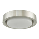 Abra Lighting 16" Opal Glass Recessed in a Metal Frame Hi-Out Dim LED 30037FM-BN