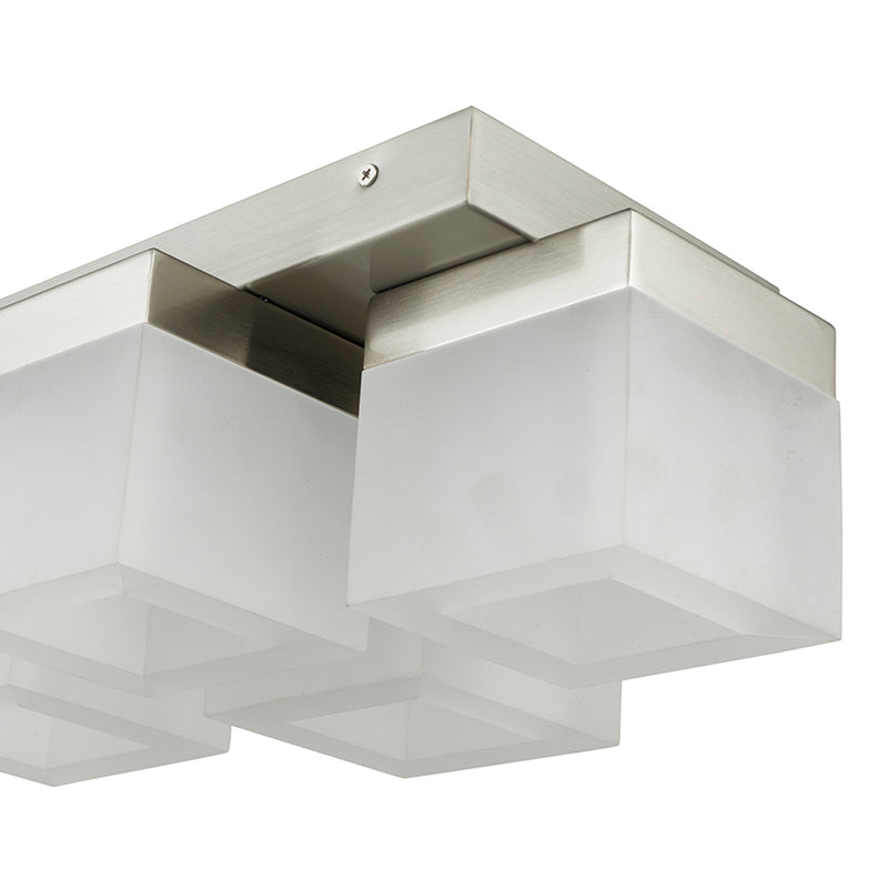 Abra Lighting 4 Light Wall or Ceiling Square Edge Lite Dim LED 30055FM-BZ