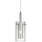 Dainolite 1 Light Metal and Glass Pendant 30961-CM-PC