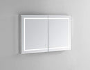 Aquadom 48in x 30in x 5in Royale Plus Lighted Mirror Glass Medicine Cabinet for Bathroom, Defogger, Dimmer, Outlet