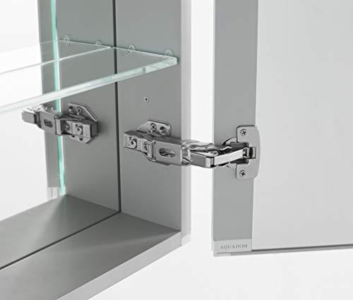 Aquadom 30" x 36" x 5" Royale Plus Lighted Mirror Glass Medicine Cabinet for Bathroom Defogger Dimmer Outlet RP-3036
