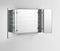 Aquadom 36" x 30" x 5" Royale Plus Lighted Mirror Glass Medicine Cabinet for Bathroom Defogger Dimmer Outlet RP-3630