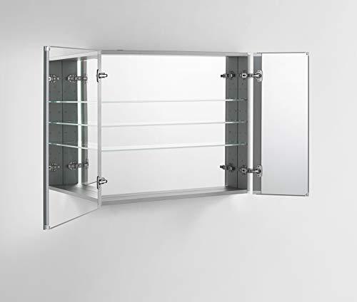 Aquadom 48" x 30" x 5" Royale Medicine Mirror Glass Cabinet for Bathroom R-4830