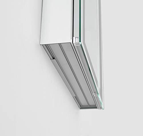 Aquadom 36" x 36" x 5" Royale Plus Lighted Mirror Glass Medicine Cabinet for Bathroom Defogger Dimmer Outlet RP-3636