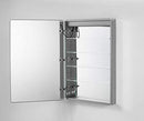 Aquadom 24" x 36" x 5" Right Hinge Royale Plus LED Lighted Mirror Glass Medicine Cabinet for Bathroom Defogger Dimmer Outlet RP-2436R