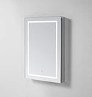 Aquadom 24in x 30in x 5in Right Hinge Royale Plus LED Lighted Mirror Glass Medicine Cabinet For Bathroom, Defogger, Dimmer, Outlet