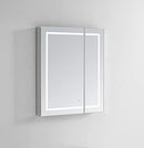 Aquadom 36in x 30in x 5in Royale Plus Lighted Mirror Glass Medicine Cabinet for Bathroom, Defogger, Dimmer, Outlet