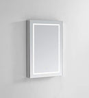 Aquadom 24in x 36in x 5in Right Hinge Royale Plus LED Lighted Mirror Glass Medicine Cabinet For Bathroom, Defogger, Dimmer, Outlet