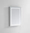 Aquadom 24in x 36in x 5in Left Hinge Royale Plus LED Lighted Mirror Glass Medicine Cabinet for Bathroom, Defogger, Dimmer, Outlet
