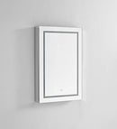 Aquadom 24" x 30" x 5" Right Hinge Royale Plus LED Lighted Mirror Glass Medicine Cabinet for Bathroom Defogger Dimmer Outlet RP-2430R