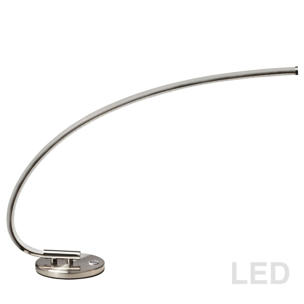 Dainolite Table Lamp, Satin Chrome 322-LEDT-SC