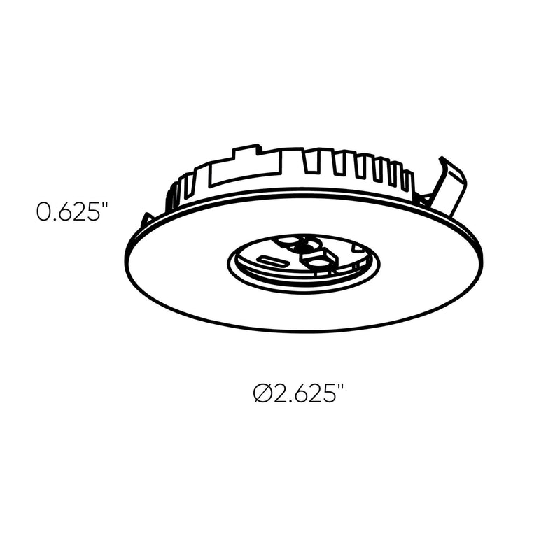 Dals Lighting 12V High Power LED Recessed Superpuck 4001HP-BK