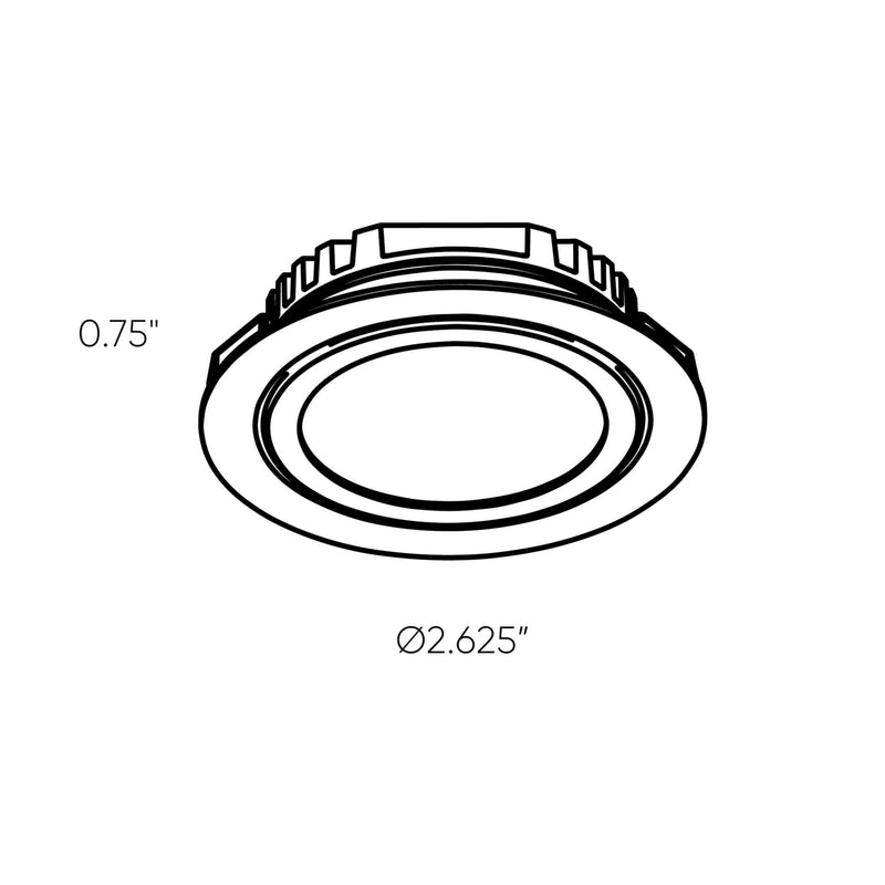 Dals Lighting 2-In-1 High Power LED Puck 4005HP-BK