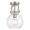 Innovations Lighting Newton Sphere 1 Light 8" Flush Mount 410-1F-SN-8CL