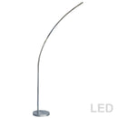 Dainolite 22W Floor Lamp Polished Chrome Finish 412LEDF-PC