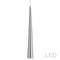 Dainolite 5W Pendant, Satin Chrome Finish 418LED-361P-SC