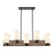 Innovations Lighting Diego 10 Light 37" Island Light 424-10CH-BK-G4451