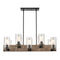 Innovations Lighting Diego 10 Light 37" Island Light 424-10CH-BK-G4452
