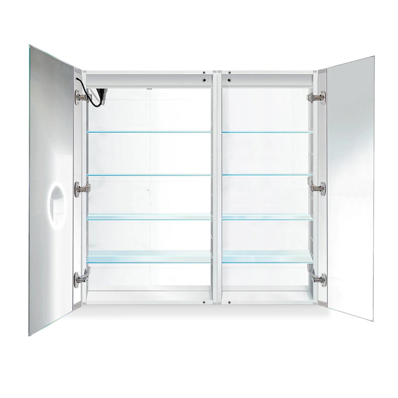 Krugg Svange 42" X 42" LED Medicine Cabinet with Dimmer and Defogger SVANGE4242L